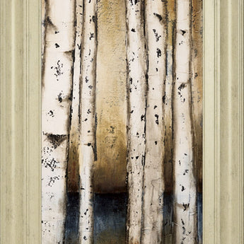 Birch Landing III By St Germain - Framed Print Wall Art - Beige