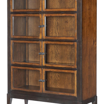 Fenmore - Display Cabinet - Mocha And Distressed Cherry