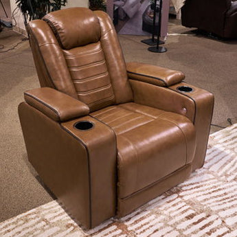 Gruaro - Power Recliner With Adjustable Headrest - Amber