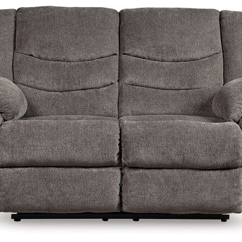 Tulen - Reclining Loveseat - Gray