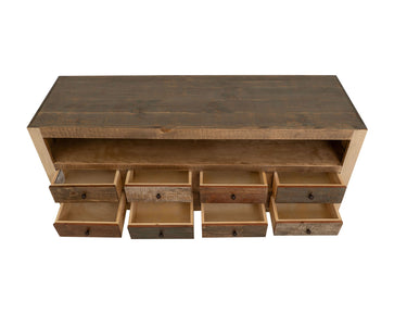 Antique TV Stand / Wall Unit Multicolor - alternate view