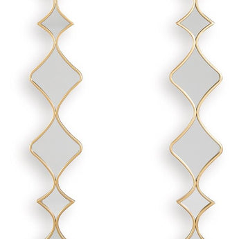 Harriswood - Accent Mirror Set (Set of 2) - Gold Finish