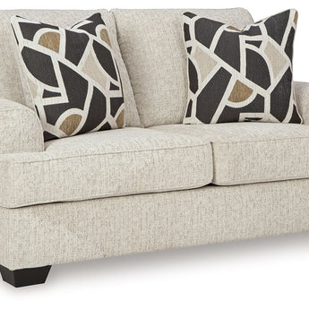 Heartcort - Loveseat - Quartz