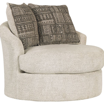 Soletren - Swivel Accent Chair - Stone