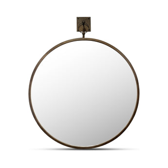 Cameo - Mirror - Aged Brass