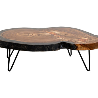 Parota - Mesa de Cóctel - Marrón Oscuro