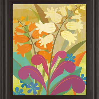 Lily Of The Valley By Cary Phillips - Framed Print Wall Art - Orange