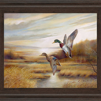 Promotional Line Ducks - Wall Art - Light Brown