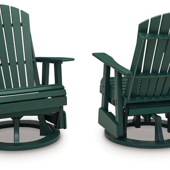 Shell Beach - Swivel Glider Chair - Green