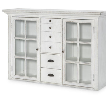 Cottage Park - Credenza Hutch - White