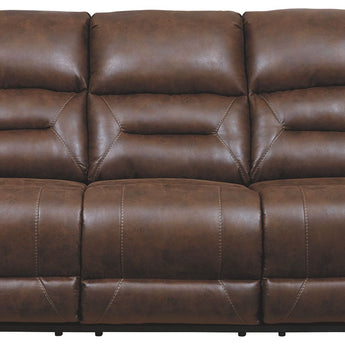 Stoneland - Reclining Power Sofa - Chocolate