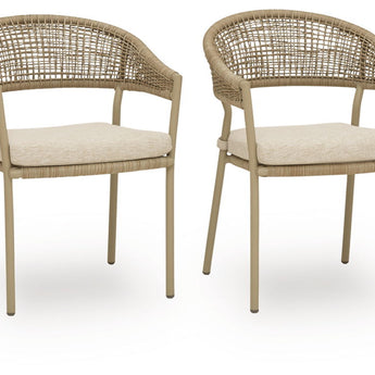 Orchard Beach - Sillón con cojín (juego de 4) - Beige