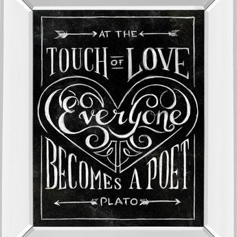Everyone Becomes By Sundance Studio - Mirror Framed Print Wall Art - Black