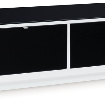 Gardoni - Rectangular Cocktail Table - White / Black