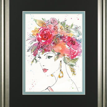 Floral Figures II By Anne Tavoletti - Pink
