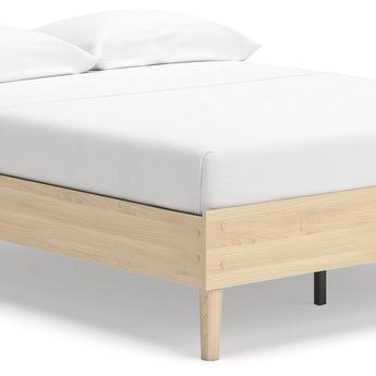 Cabinella - Full Platform Bed - Tan