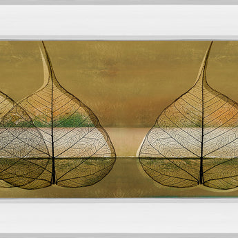 Less Is More IV By Patricia Pinto - Mirror Framed Print Wall Art - Beige