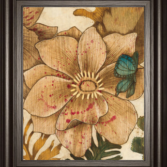 Fleurs De Bois By Maja - Framed Print Wall Art - Beige