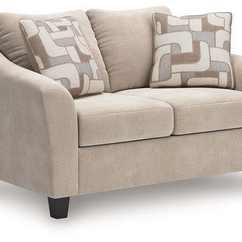 Willarae - Loveseat - Taupe