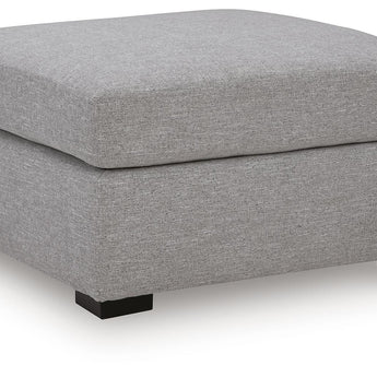 UrbanCrest - Oversized Accent Ottoman - Pewter