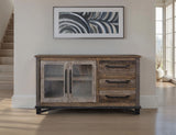 Loft 60” Buffet With 3 Drawer / 2 Doors Two Tone Gray / Brown - alternate view