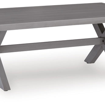 Half Moon Beach - Mesa de cóctel rectangular - Gris