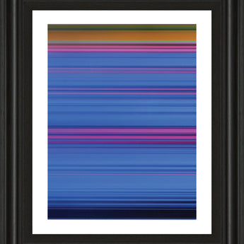 Abstract Blues By Mark Baker - Framed Print Wall Art - Blue