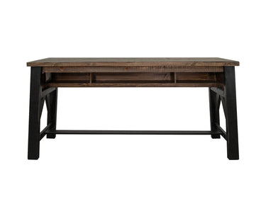 Loft Counter Height Sofa Table Two Tone Gray / Brown - alternate view