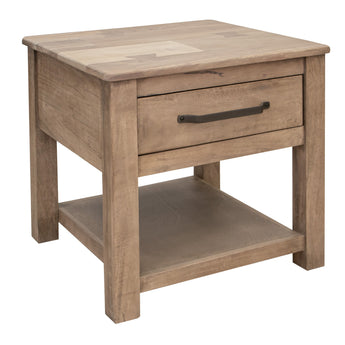 Natural Parota - End Table - Brown Cappuccino