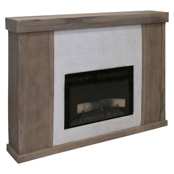 Parota - Electric Fireplace - Dark Brown
