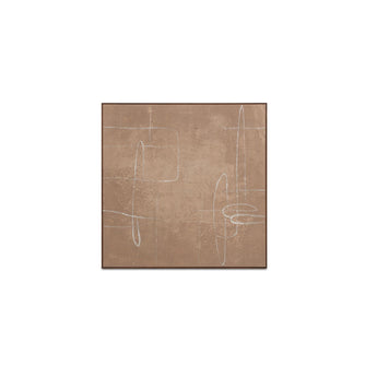 Notion - Canvas Art - Light Brown