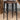 Alvaro - Leather Upholstered Backless Bar Stool (Set of 2) - Antique Brown And Black