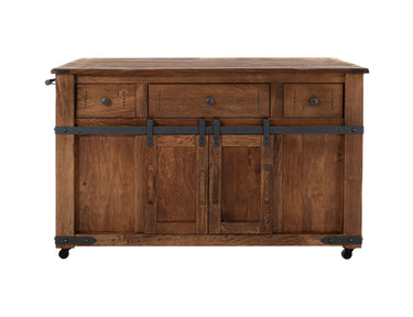 Parota Kitchen Island Cinnamon Brown - alternate view