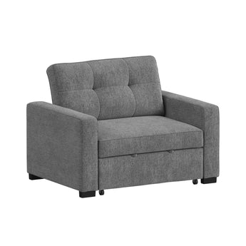 Homer - Klicklak Chair With Pull Out Bed - Clementine Gray