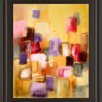 Sonata Il By Lanie Loreth - Framed Print Wall Art - Yellow