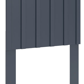 Simmenfort - Twin Panel Headboard - Navy Blue