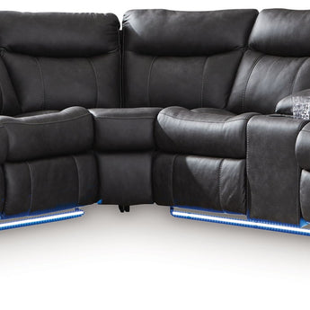 Sultan Meadow - Seccional reclinable de 2 piezas - Carbono