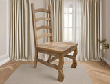 Marquez Chair Solid Wood (Set of 2) Two Tone Light Brown - alternate view
