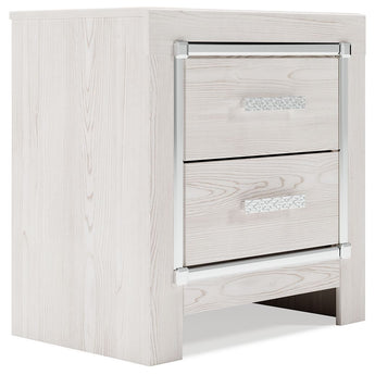 Altyra - Two Drawer Night Stand - White