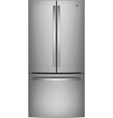 GE 24.7 French Door Refrigerator, Stainless - GNE25JYKFS