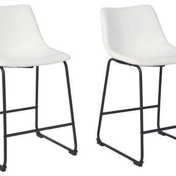 Centiar - Upholstered Barstool (Set of 2) - White