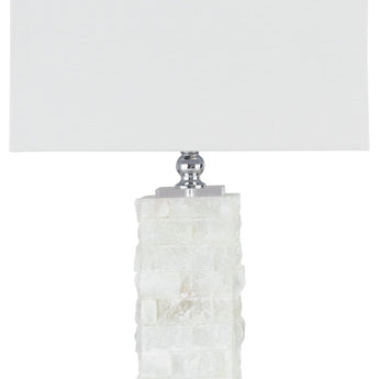 Malise - Alabaster Table Lamp - White