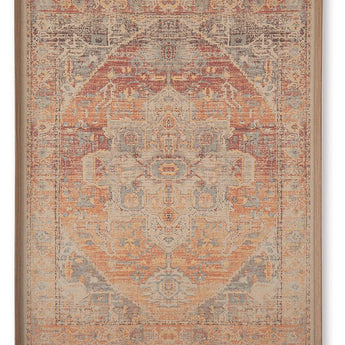 Kerrickson - Wall Art - Red / Orange / Blue