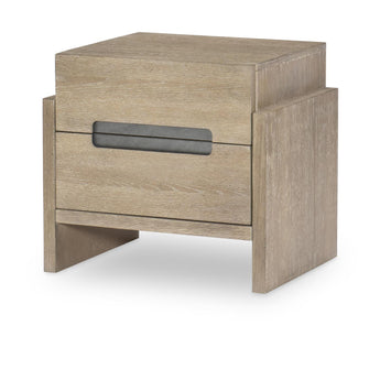 District - Nightstand - Weathered Oak