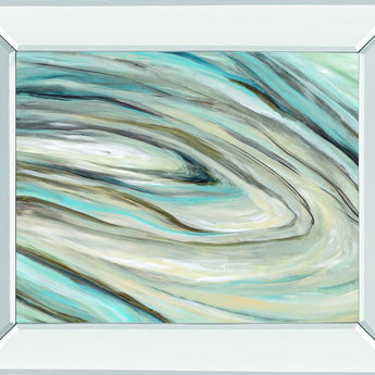 Amethyst By Wani Pasion - Mirror Framed Print Wall Art - Beige