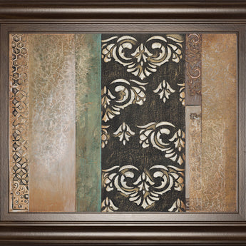 Maze Il By Susan Osbourne Framed Print Wall Art - Beige