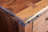 Parota Cocktail Table Cinnamon Brown - detail