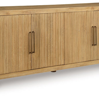 Niam - Accent Cabinet - Light Antique Beige