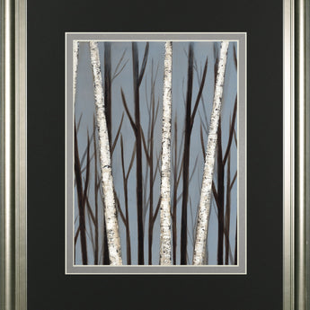 Birch Shadows By Eve - Dark Gray