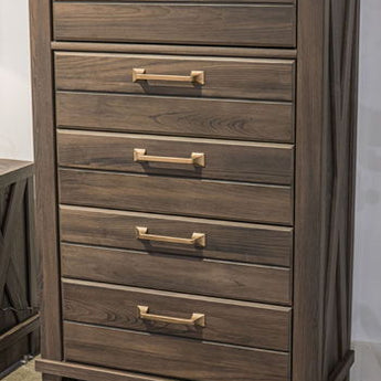 Vonitta Bay - Five Drawer Chest - Dark Brown